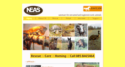 Desktop Screenshot of neas.ie