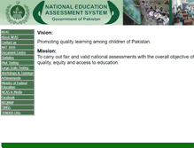 Tablet Screenshot of neas.gov.pk